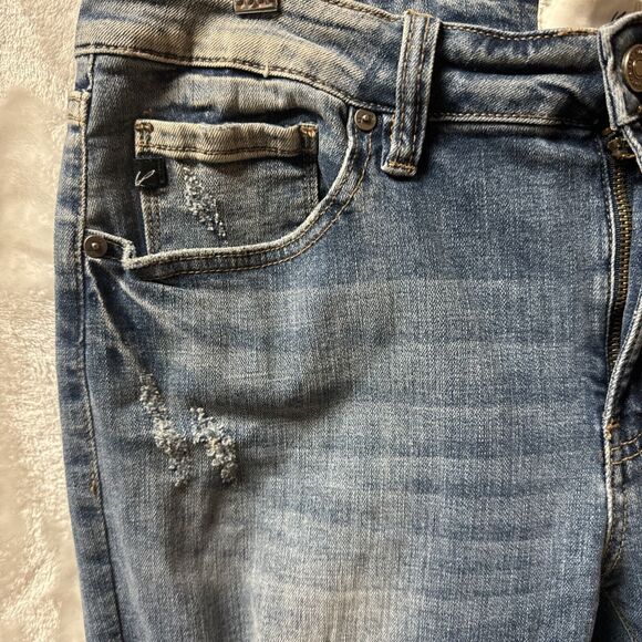 Kancan Jeans Womens 13/31 Double Frayed  Distressed Jeans # 116615 - Picture 2 of 14